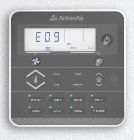 ActronAir ducted air conditioner system LM7 error code E9