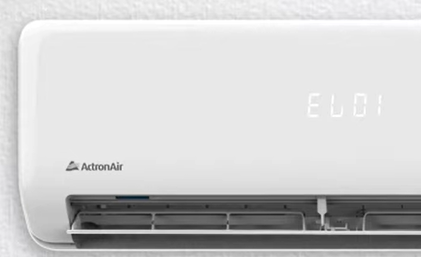 ActronAir split system wall hung air conditioner error code EL01